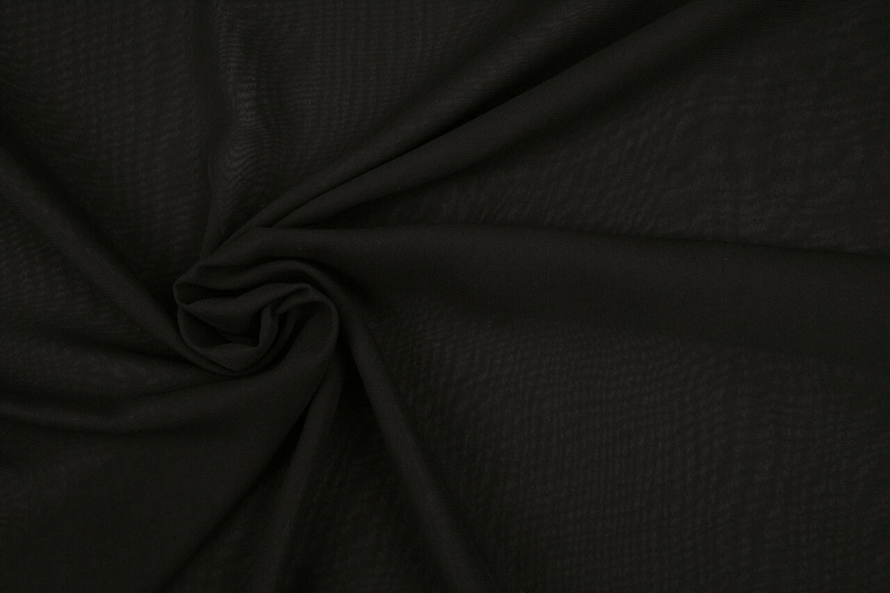 100% Voile Schwarz