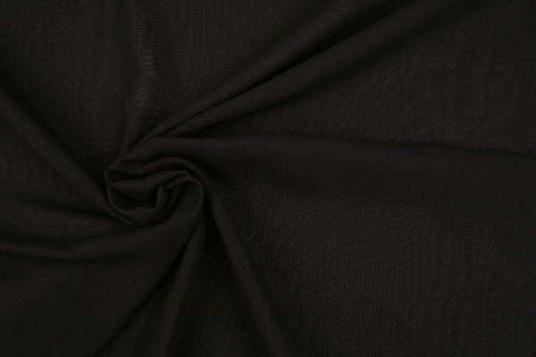 100% Voile Schwarz