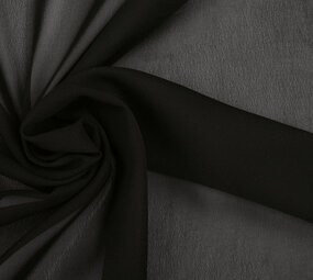 100% Voile Zwart 100% Voile Zwart