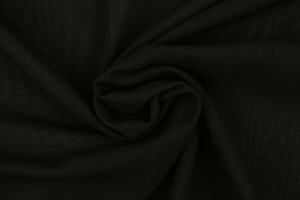 100% Voile Schwarz