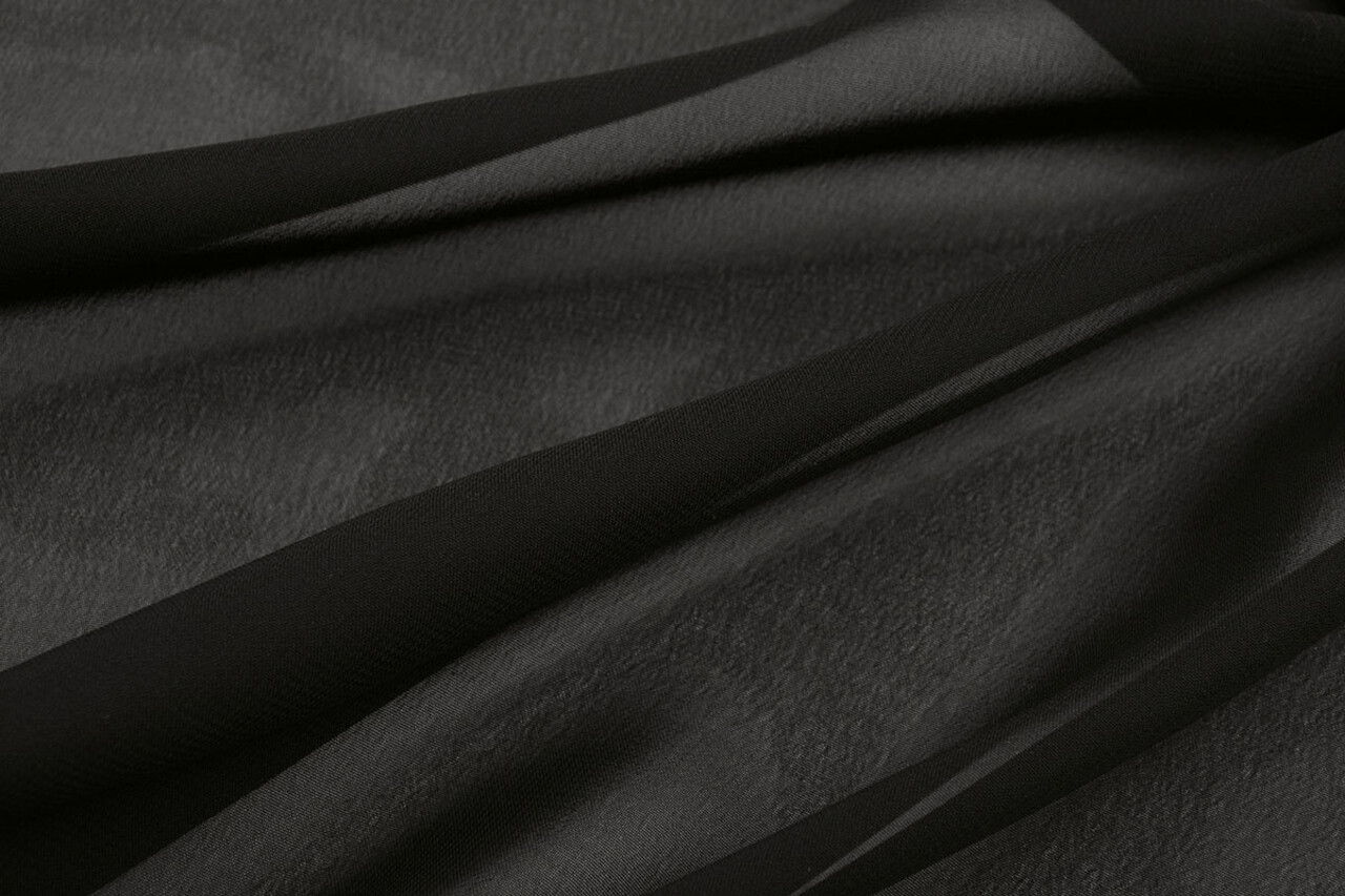 100% Voile Schwarz