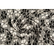 A Maglia Jacquard Fiori Bianco-Nero A Maglia Jacquard Fiori Bianco-Nero