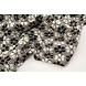 De Punto Jacquard Flores Blanco-Negro De Punto Jacquard Flores Blanco-Negro