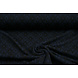 A Maglia Jacquard Quadri Blu Navy-Nero