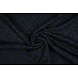 De Punto Jacquard Cuadros Azul Marino-Negro De Punto Jacquard Cuadros Azul Marino-Negro