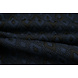A Maglia Jacquard Quadri Blu Navy-Nero