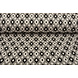 Tricoté Jacquard Carreaux Blanc-Noir Tricoté Jacquard Carreaux Blanc-Noir