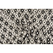 Tricoté Jacquard Carreaux Blanc-Noir Tricoté Jacquard Carreaux Blanc-Noir