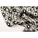 De Punto Jacquard Cuadros Blanco-Negro De Punto Jacquard Cuadros Blanco-Negro