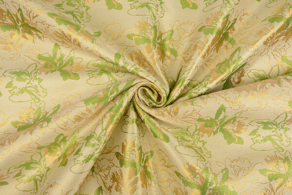 Brocade Celeste Green