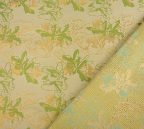 Brocado Celeste Verde