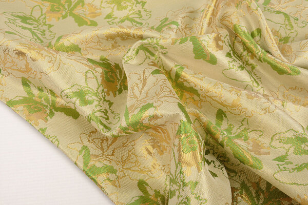Brocade Celeste Green