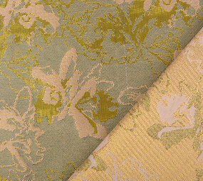 Brocade Celeste Sea Green - Pink