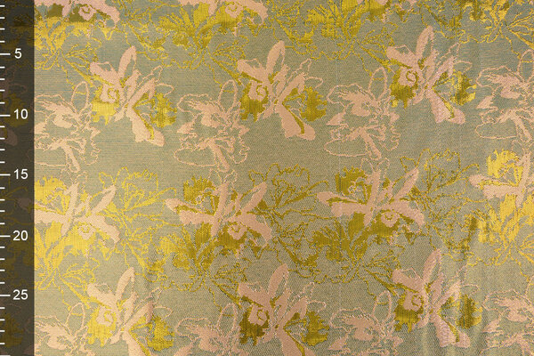 Brocade Celeste Sea Green - Pink