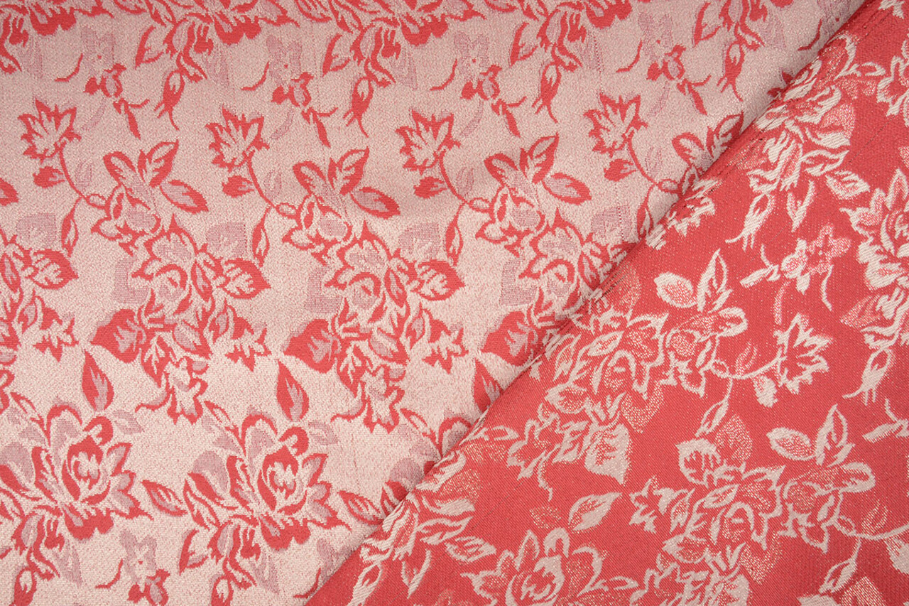 Brocade Martha Red