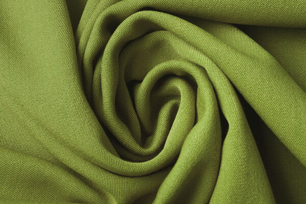 Stretch Gabardine Donker Lime Groen