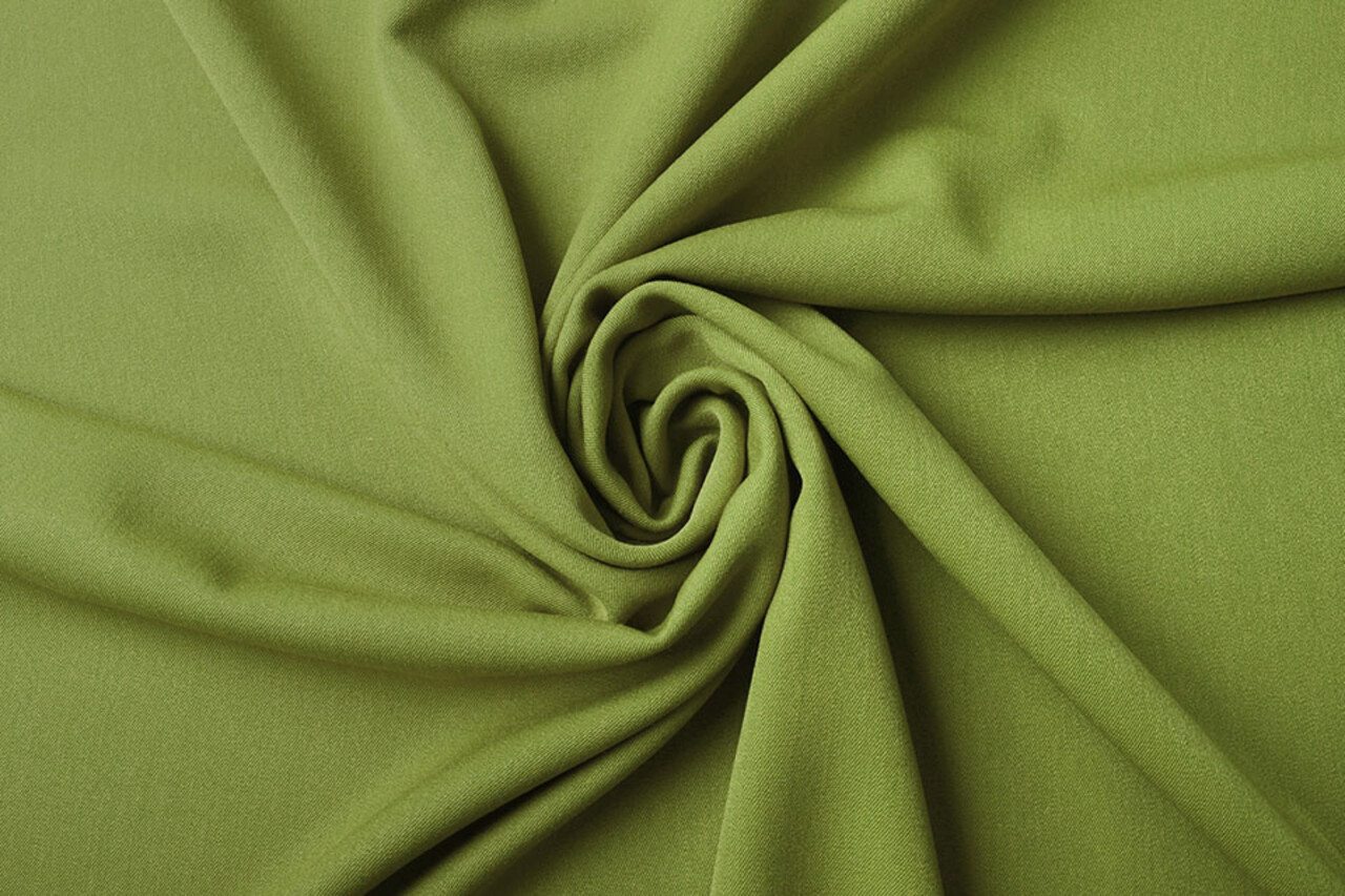 Stretch Gabardine Verde Lime Scuro Stretch Gabardine Verde Lime Scuro