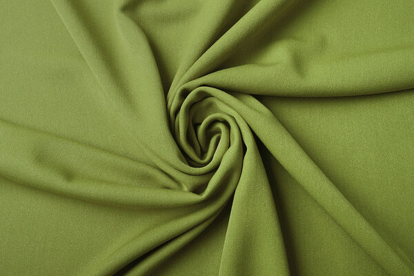 Stretch Gabardine Donker Lime Groen