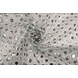 Mesh Ricamato Paillettes Chiara Grigio