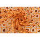 Mesh Ricamato Paillettes Chiara Arancione