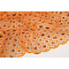 Mesh Ricamato Paillettes Chiara Arancione