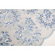 Mesh Ricamato Paillettes Rosetta Blu Denim Chiaro