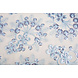 Mesh Ricamato Paillettes Rosetta Blu Denim Chiaro