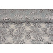 Mesh Ricamato Paillettes Rosetta Grigio Mesh Ricamato Paillettes Rosetta Grigio