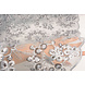 Mesh Ricamato Paillettes Rosetta Grigio Mesh Ricamato Paillettes Rosetta Grigio