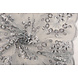 Malla Bordada con Lentejuelas Rosetta Gris
