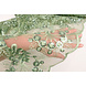 Mesh Ricamato Paillettes Rosetta Verde Antico