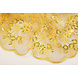 Malla Bordada con Lentejuelas Rosetta Amarillo Malla Bordada con Lentejuelas Rosetta Amarillo