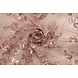 Malla Bordada con Lentejuelas Rosetta Rosa Empolvado