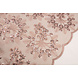 Malla Bordada con Lentejuelas Rosetta Rosa Empolvado
