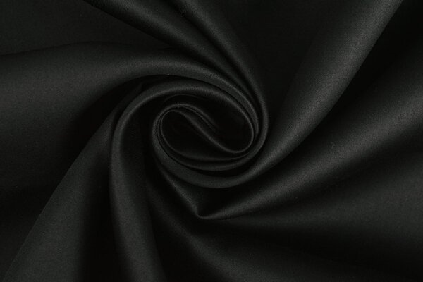 Oeko-Tex® Baumwolle Satin Schwarz Oeko-Tex® Baumwolle Satin Schwarz