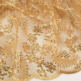 Mesh Embroidered Sequins Lizanne Gold Mesh Embroidered Sequins Lizanne Gold