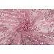 Mesh Ricamato Paillettes Lizanne Rosa Antico Scuro Mesh Ricamato Paillettes Lizanne Rosa Antico Scuro