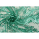 Mesh Ricamato Paillettes Lizanne Verde Mare Chiaro Mesh Ricamato Paillettes Lizanne Verde Mare Chiaro