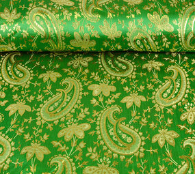 Broccato Paisley Fantasia Verde Broccato Paisley Fantasia Verde