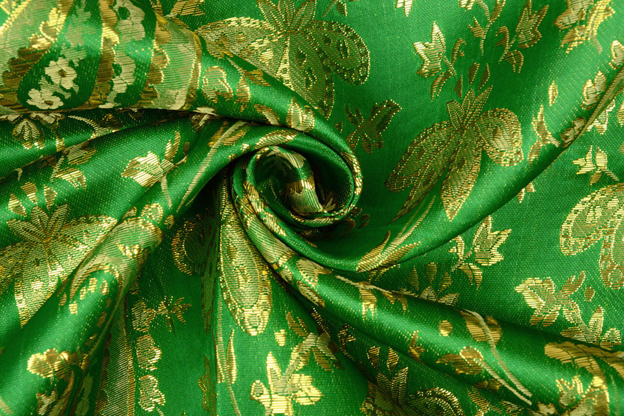 Brokat Paisley Fantasy Grün