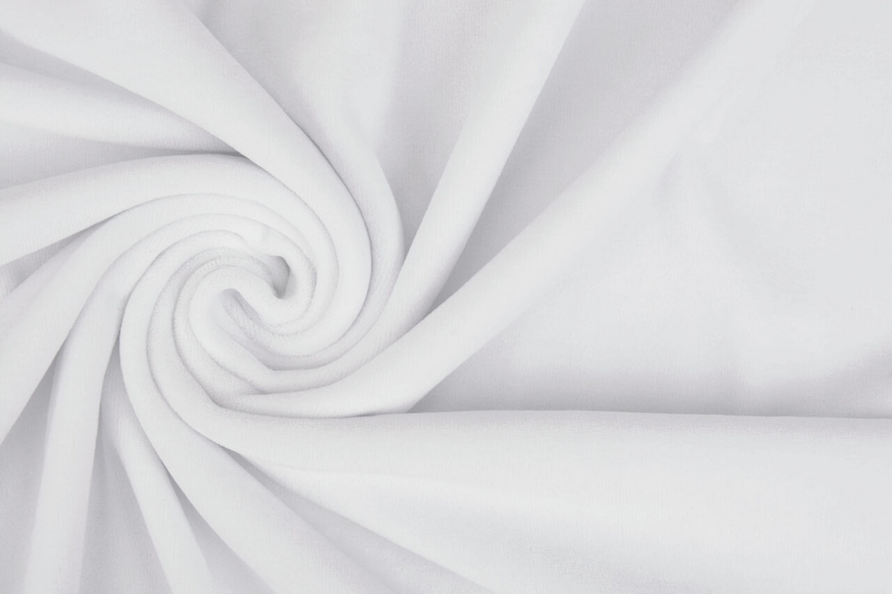 Nicki Velours Blanc