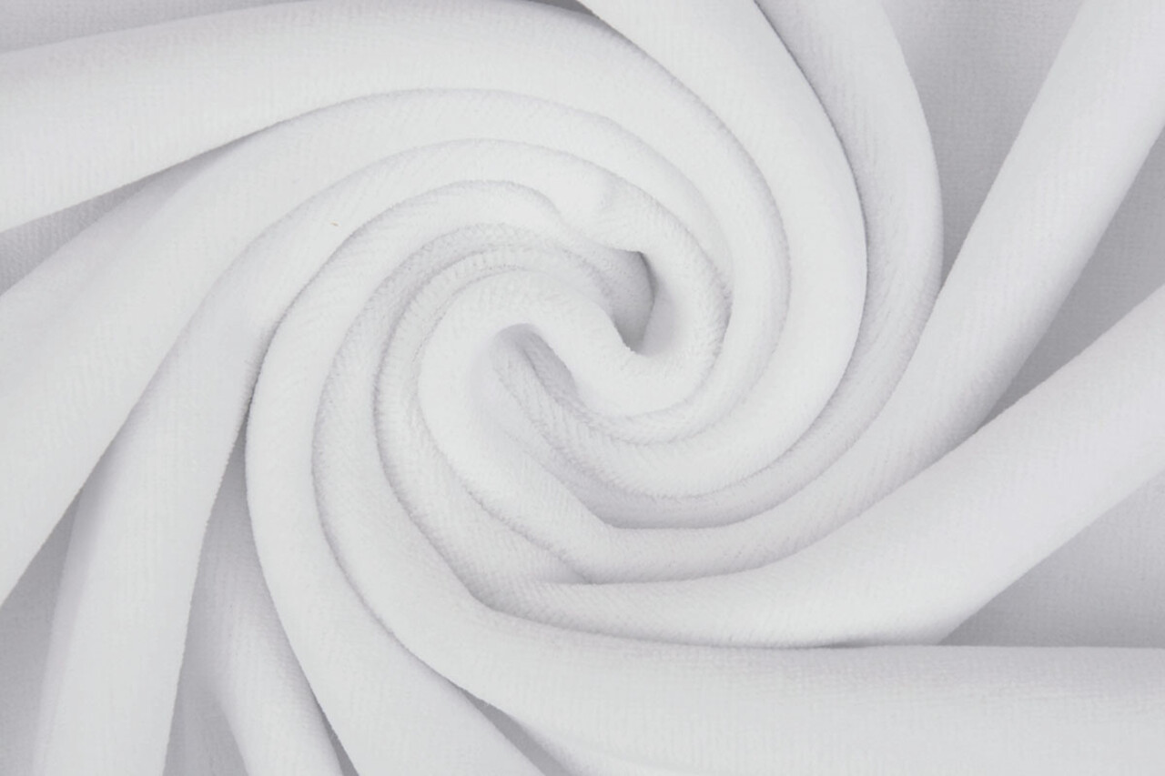 Nicky Velours White