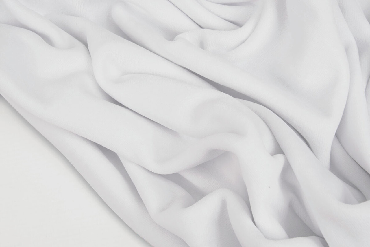 Nicky Velours White