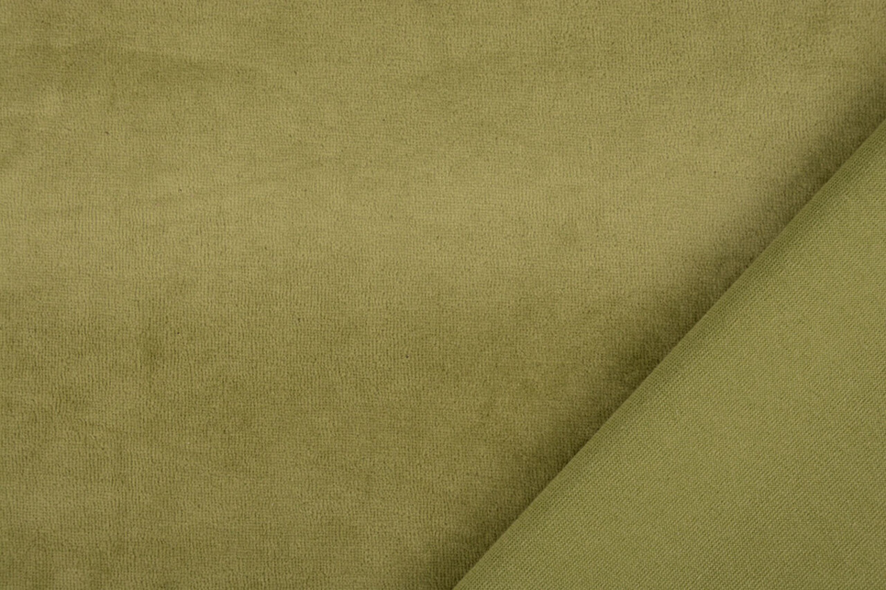 Nicky Velours Licht Mosgroen Nicky Velours Licht Mosgroen