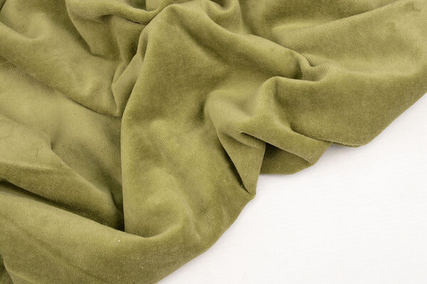 Nicky Velours Licht Mosgroen Nicky Velours Licht Mosgroen