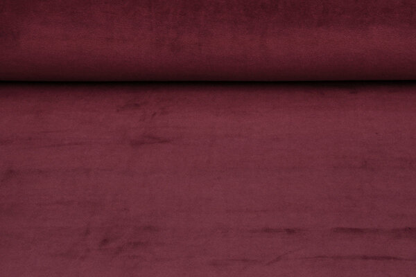 Nicki Velours Bordeaux Rouge