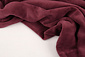 Nicky Velours Bordeaux Rood