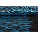 Paillettes sur Résille Fauve Bleu