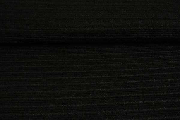 Lurex Pleated Fold Black