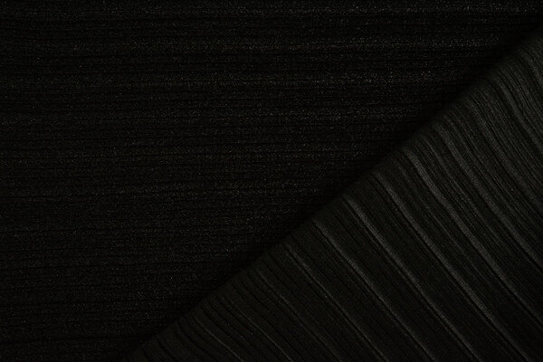 Lurex Plissée Falte Schwarz Lurex Plissée Falte Schwarz